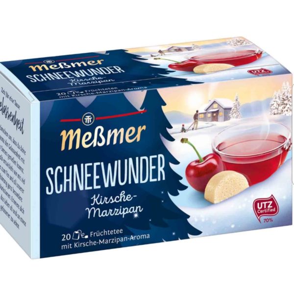 Meßmer Schneewunder Kirsche-Marzipan (Cherry and Marzipan) Tea 20 Bags